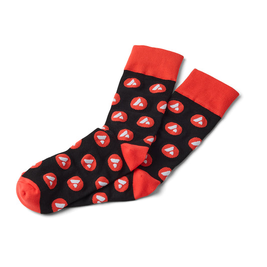 Avalanche All-Over Logo Crew-Length Socks