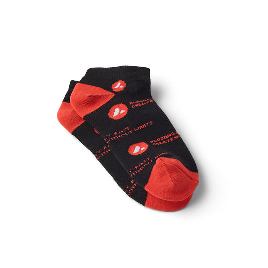 Avalanche "Blazing Fast Chains" Custom Socks (Red Edition)